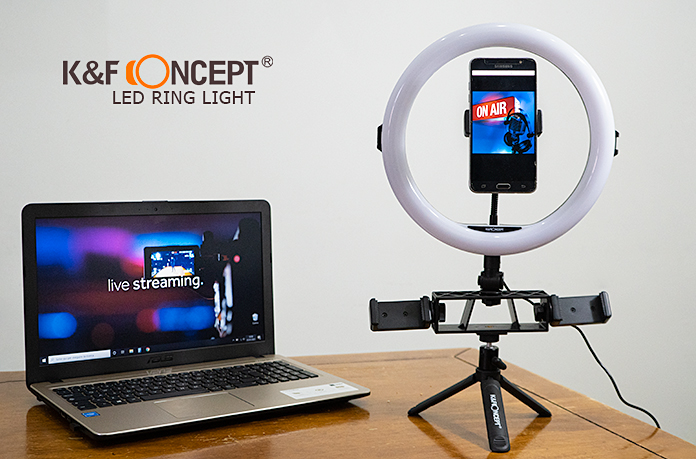 Ring Light da 11'' K&F Concept: uno strumento utile per r e streamer  - Metti a Fuoco